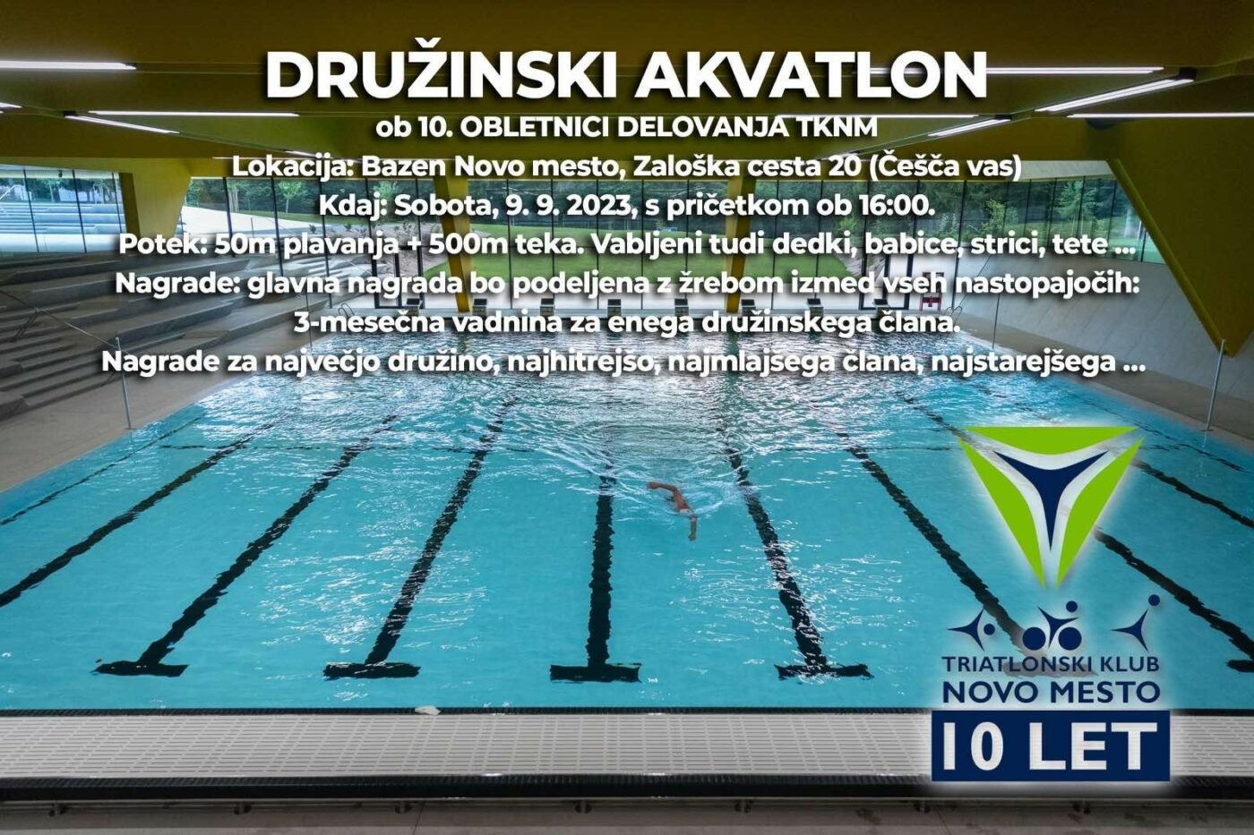 družinski akvatlon